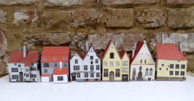 Tallinner Altstadt aus Papier