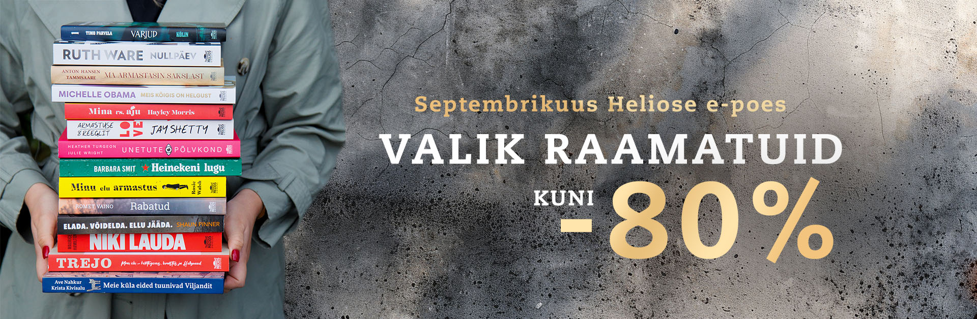 Valik raamatuid kuni -80%